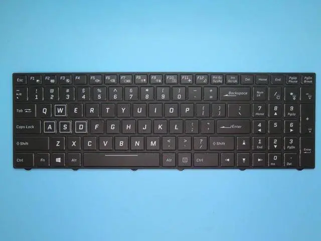 Main image of Laptop Keyboard For Origin PC EVO15-S 2017 English US With Backlit Black