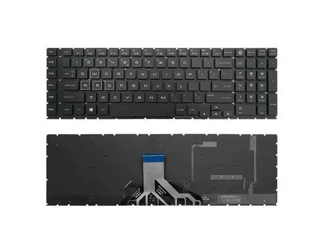 Alt view image 3 of 5 - Keyboard for HP OMEN 5 Plus 6 Plus OMEN 17-CB TPN-C144 US RGB Backlit Laptop