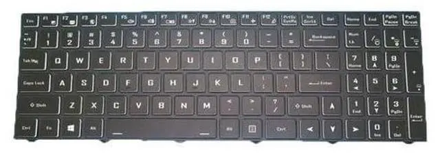 Main image of Laptop Keyboard For PowerSpec 1520 English US Black With Backlit