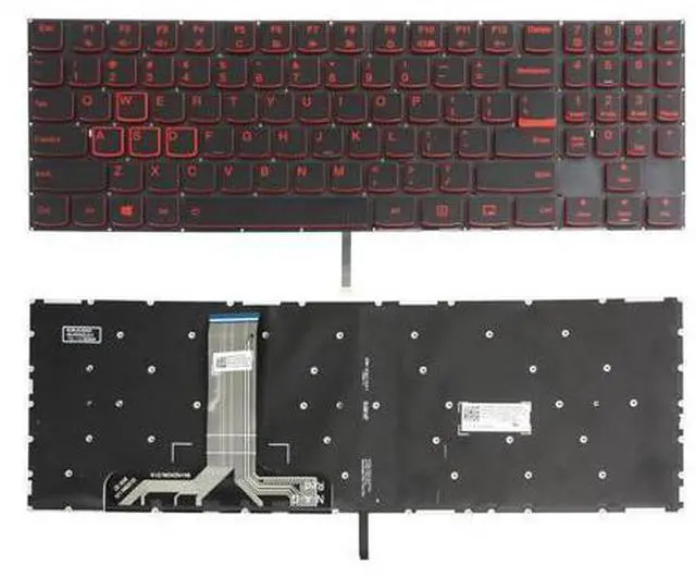 Main image of US Keyboard Replace for Lenovo Legion Y520-15IKBN Y720-15IKB w Red Backlight