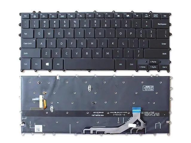 Alt view image 2 of 4 - Keyboard For Samsung NP930MBE 930MBE NP930MBE-K05US BA59-04382A backlit US black