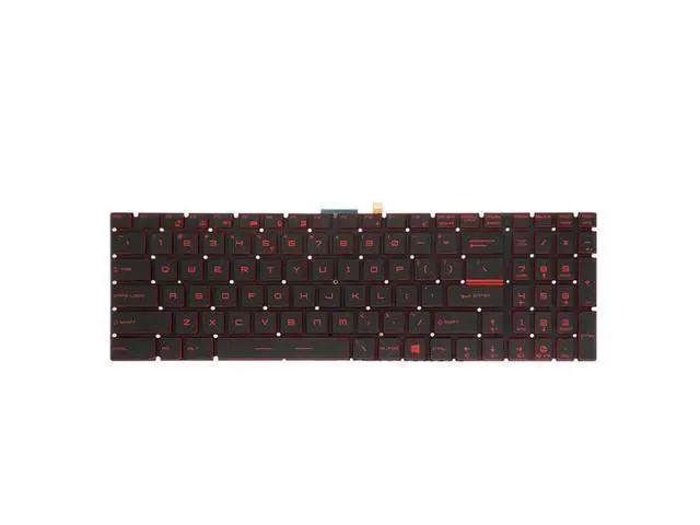 Alt view image 2 of 5 - Keyboard for MSI Bravo 17 A4DDR MS-17FK Red Printing US Backlit Laptop