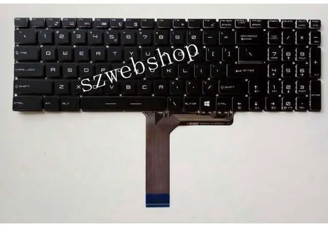 Main image of replacement keyboard for MSI Gaming GE62 GE72 GS60 GS70 GT72 US V143422AK1