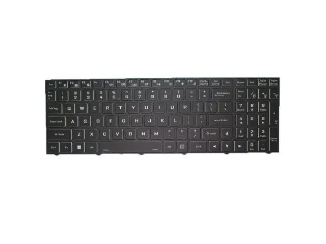 Alt view image 3 of 5 - No Backlit US Keyboard For CLEVO N15Z3 CVM18H93US94309 6-80-N1510-01A-1 English