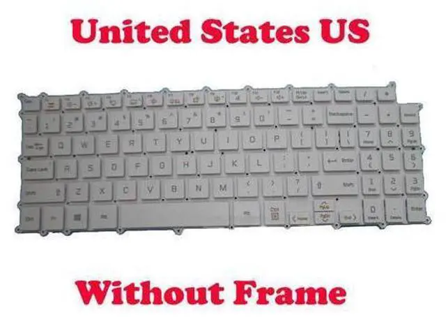 Main image of NO Backlit US Keyboard For 15Z980 15ZD980 15Z98 15ZD980-G English NO Frame