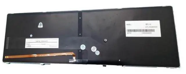 Alt view image 2 of 5 - English Backlit Keyboard For Gigabyte P25W V111465ES1 UI 2Z703-UI552-S11S P25X