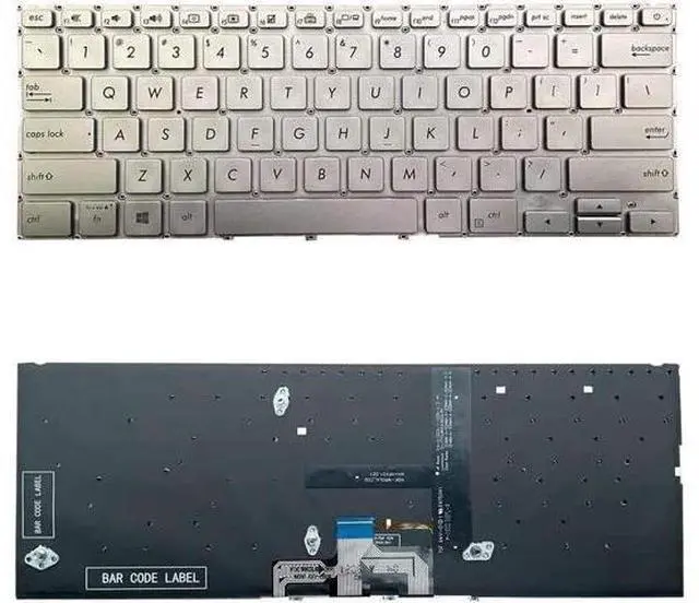 Main image of US Backlit Keyboard for Asus UX433 UX433FN UX433FQ UX433FA UX433FAW UX433FAC