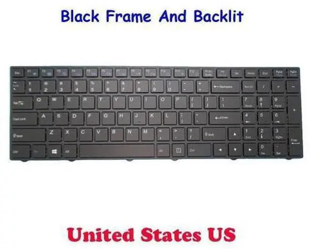Main image of English Backlit Keyboard For CLEVO NB50TG NB50TZ NB50TL NB50TH NB60TH NB60TJ1