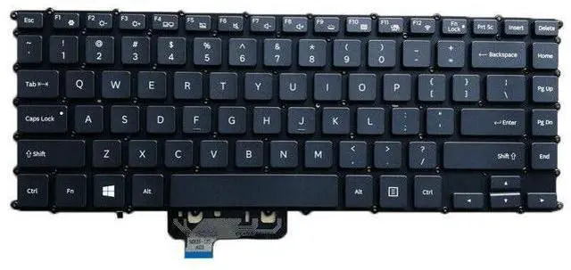 Main image of Laptop Keyboard For Samsung NP750QUA 750QUA English US With Backlit Black