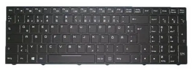 Alt view image 2 of 5 - Backlit Keyboard For CLEVO N850 P950 CVM15F26D0J430J3 6-80-N85K0-07A-1 German GR