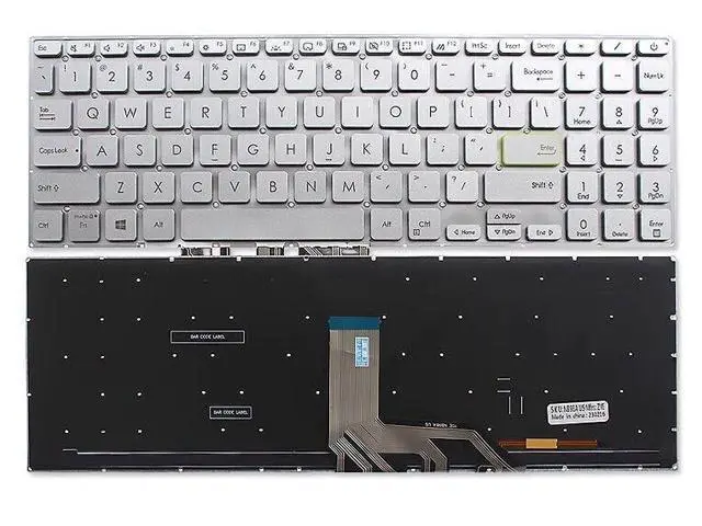 Alt view image 3 of 5 - replacement keyboard for ASUS S15 M5100U FL8850I/D V5050E/EA S5600/V5100E US