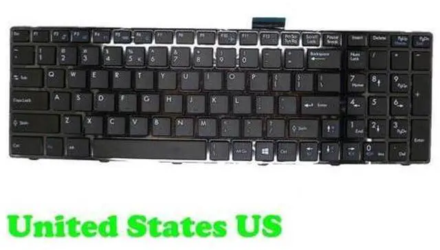 Main image of NO Backlit Keyboard For MSI GE60 2OC 2OD 20E 2PL 2QL GE70 2OC/OD 2PC 2PE English