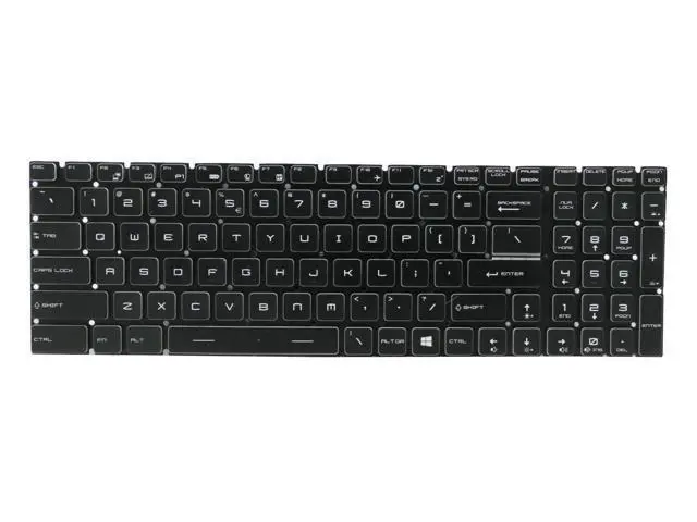 Alt view image 2 of 5 - English US Keyboard MSI GF72 GV62 GS63 GE62 GL62 GV72 GS60 GP62 GS73 Backlit