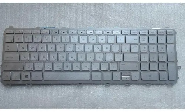 Main image of replacement keyboard for HP ENVY M6-N015DX M6-N113DX M6-N168CA RU yout/RUSSIAN Backlit silver