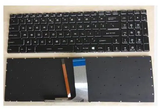 Main image of replacement keyboard for MSI CR62 CX62 CX72 CR72 CX62 2QD 7QL MS-16J6 MS-179 US Backlit
