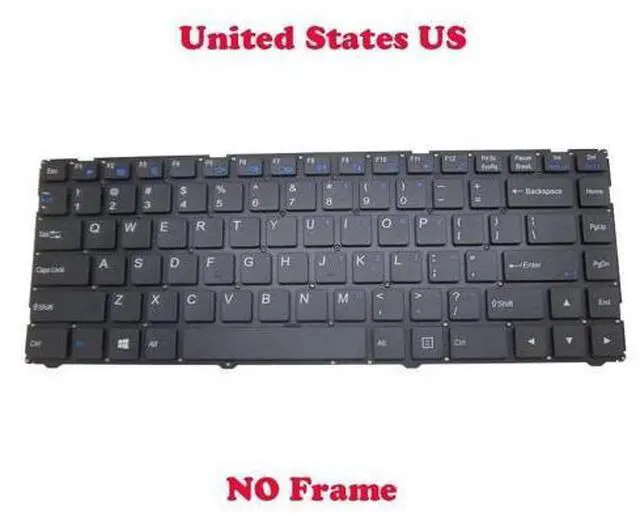 Main image of US Keyboard For CLEVO W330AU W331AU CVM14C23US-4301 6-80-W33A0-010-1 W330SU2