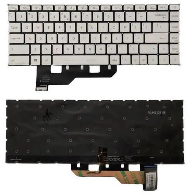 Main image of US BACKLIT KEYBOARD MSI Stealth 15M GS66 Stealth GP66 VECTOR GE66 RAIDER WHITE