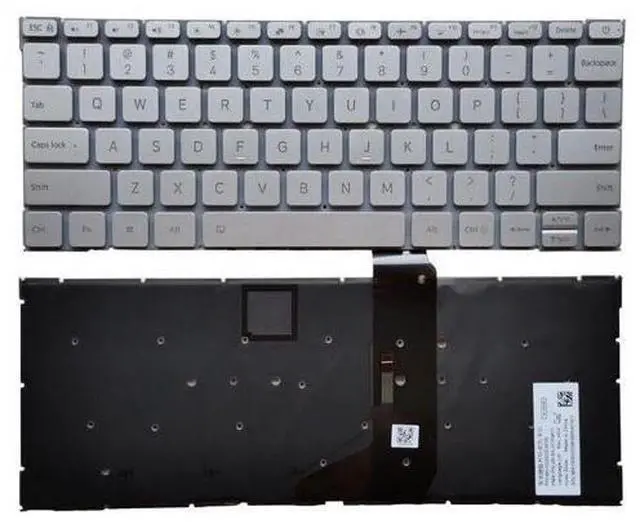 Alt view image 3 of 5 - replacement keyboard for Xiaomi Air12..5 inches 161201-01 AA AQ AI AL US English TM1607