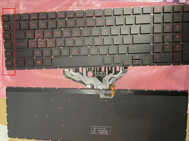 Main image of replacement keyboard for HP OMEN Plus 17-CB 17-cb1080nr 17-cb0020nr 17 cb1038ur US backlit