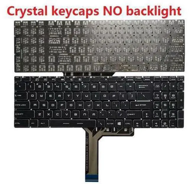 Main image of replacement keyboard for MSI GP72 GP62 GL62 GL72 GS72 WS72 WT72 black English US