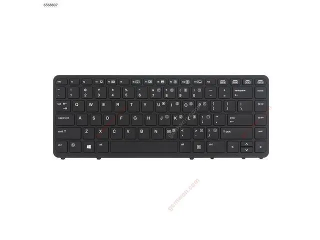 Alt view image 2 of 5 - US keyboard for HP EliteBook 840 G1 850 G1 BLACK FRAME BLACK backlit