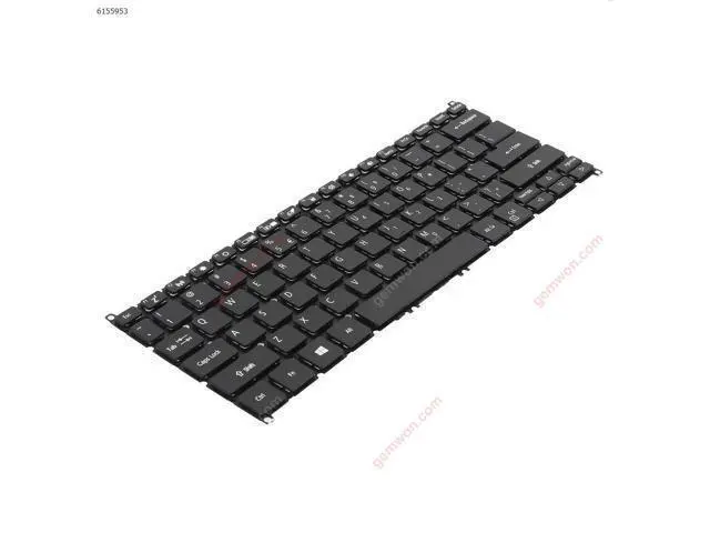 Alt view image 3 of 5 - US Keyboard forACER Spin SP513-52 SP513-53 SP513-53N SP314-51 BLACK Backlit