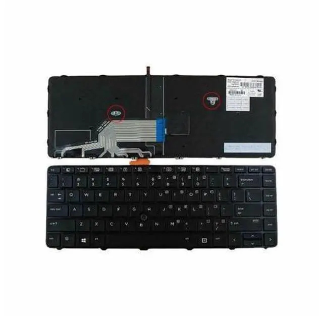 Main image of Keyboard for HP 430 g3 g4 440 g3 g4 446 g3 US Backlit 6037B0114404 SN9142BL1