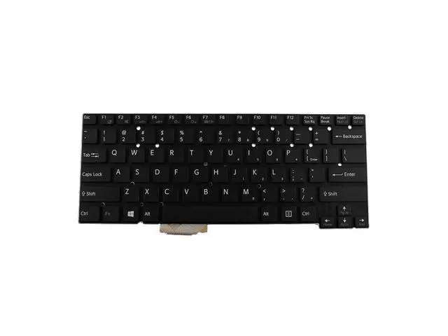 Alt view image 2 of 5 - Keyboard for SONY SVT13 US Black Without Frame Without Foil for Win8