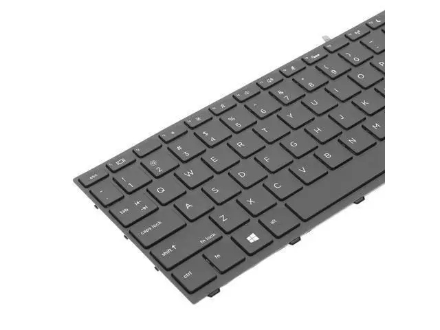 Alt view image 3 of 5 - Keyboard for HP Probook 450 G5 455 G5 470 G5 BLACK FRAME ( Backlit WIN8) US