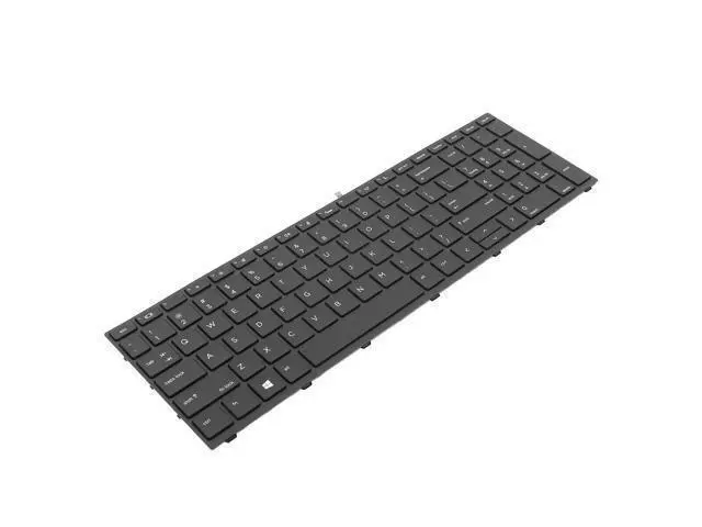Alt view image 2 of 5 - Keyboard for HP Probook 450 G5 455 G5 470 G5 BLACK FRAME ( Backlit WIN8) US