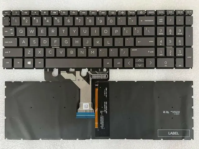 Main image of US Black Backlit Keyboard for HP PAVILION 15-EG 15-EG0015CL 15-EG0097NR