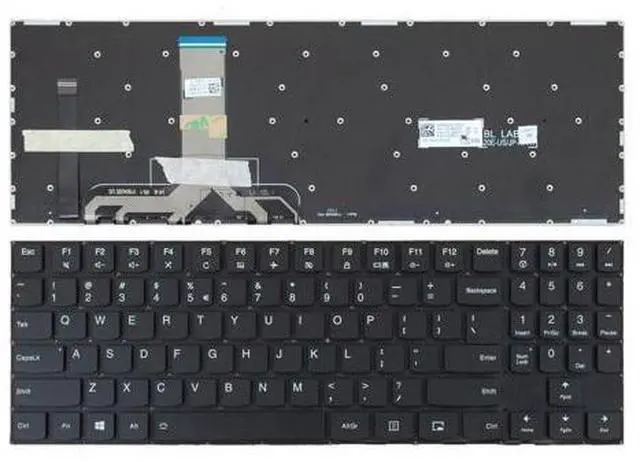 Main image of US Keyboard for Lenovo Legion Y720 BLACK Full Colorful Backlit 002L16F63LHE01