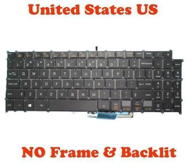 Main image of With Backlit Keyboard For 15Z970 HMB8154ELA01 AEW73809822 English US NO Frame