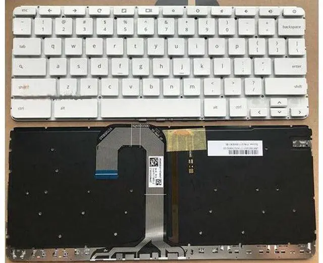 Main image of US White color Backlit Keyboard for HP 14-ca 14-CA061DX 14-CA070NR 14-CA091WM