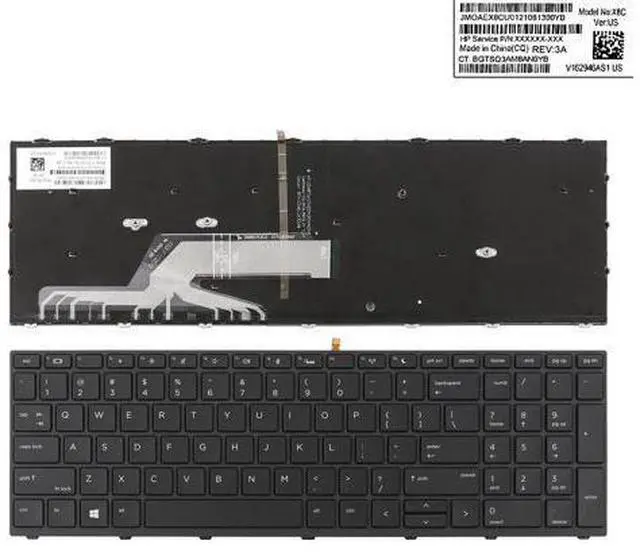 Main image of Keyboard for HP Probook 450 G5 455 G5 470 G5 BLACK FRAME ( Backlit WIN8) US