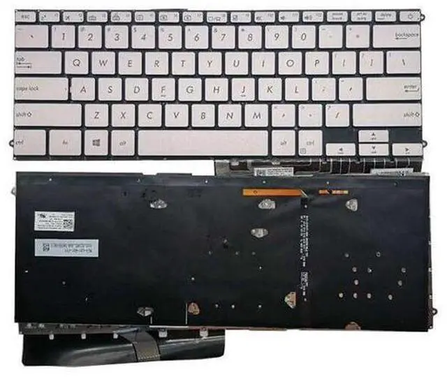 Main image of Laptop US Keyboard For ASUS UX490 UX3490UA UX490UA UX490UAK UX490UAR Silver