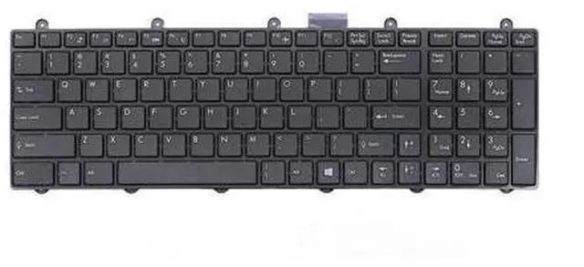 Alt view image 2 of 5 - Keyboard for MSI GT60 GT70 GT780 GT783 GX780 BLACK FRAME BLACK Small Enter US