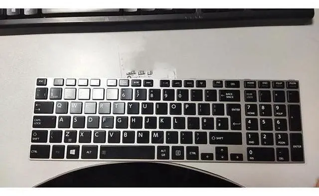 Main image of Backlit Keyboard UK version UI layout With frame for Toshiba Satellite S55 S55D S55T S55-A S55t-A S55D-A S55t-s5389 S55-S5188 S55-A5295 S55-a5279 S55-A5292NR S55T-S5379, black color