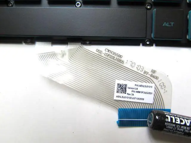 Alt view image 2 of 5 - US Keyboard For Quanta NL5 NL5A NL5C NL5E NL5T WBM15F23USJ920 AENL5U01010 Blue