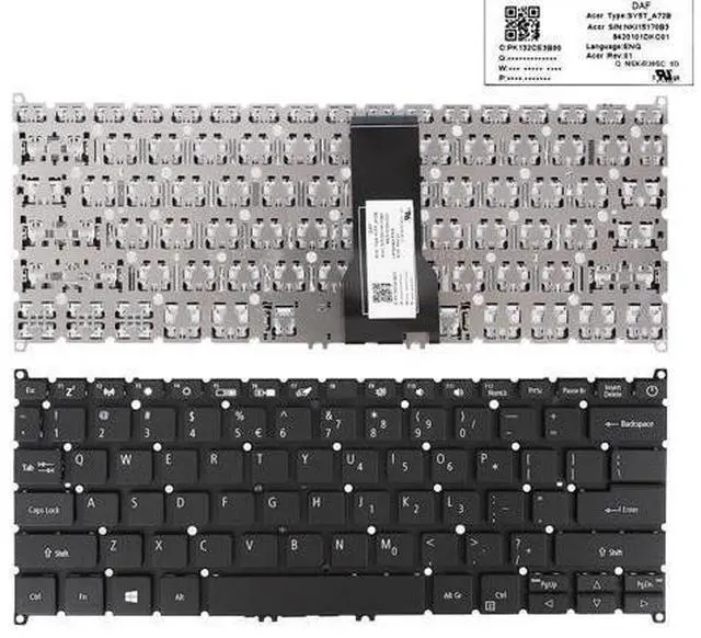 Main image of US Keyboard for ACER Swift 3 SF314-54 SF314-54G SF314-54G-52L8 SF314-56G BLACK