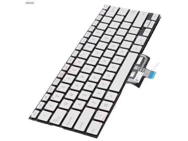 Alt view image 2 of 5 - US Keyboard for ASUS ZenBook UX433FA UX433FN SILVER Backlit