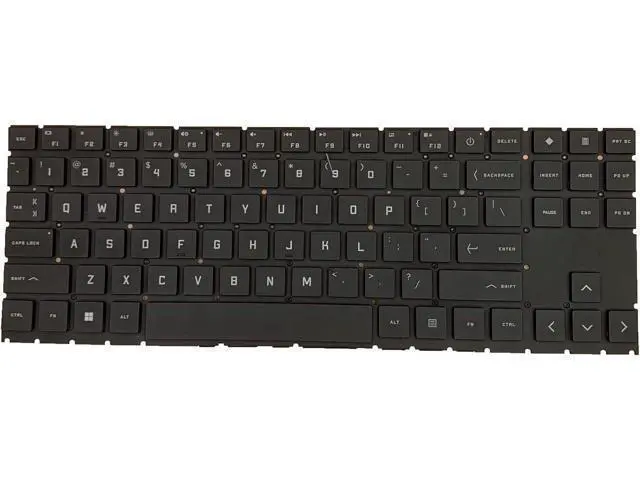 Alt view image 2 of 5 - replacement keyboard for HP Omen 15-EK 15-EK0020CA 15-EN 15-EN1013DX US white Backlit