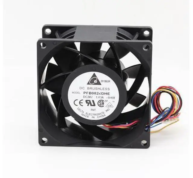 Main image of 8CM new original PFB0824DHE DC 24V 1.63A 8038 80mm 4 -pin PWM inverter industrial server cooling fans case cooler