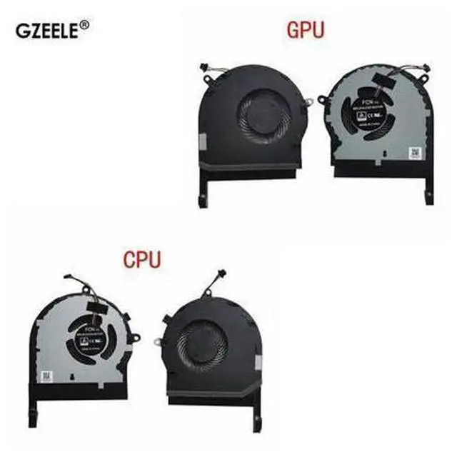Main image of New Laptop cpu GPU cooling fan for Asus FX80 FX80G FX504 FX504G a pair