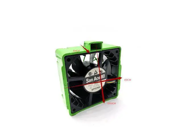 Alt view image 5 of 5 - For Super micro chassis original FAN-0074L4 Sanyo 9G0812P1F03 DC12V server fan case cooling