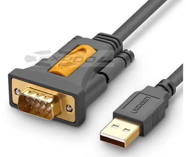 Main image of (1.5m / 59 inch) USB to Serial Converter USB to RS-232 Adapter nine-pin com port DB9