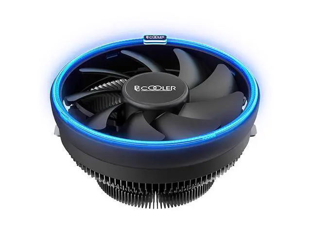 Alt view image 2 of 6 - 12cm LED Blue Aperture CPU Cooler 12cm PWM Fan Silent For AMD AM3 AM4 Intel 775 115X CPU Cooling Radiator Quiet