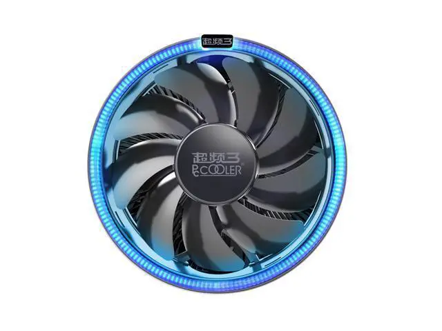 Alt view image 3 of 6 - 12cm LED Blue Aperture CPU Cooler 12cm PWM Fan Silent For AMD AM3 AM4 Intel 775 115X CPU Cooling Radiator Quiet