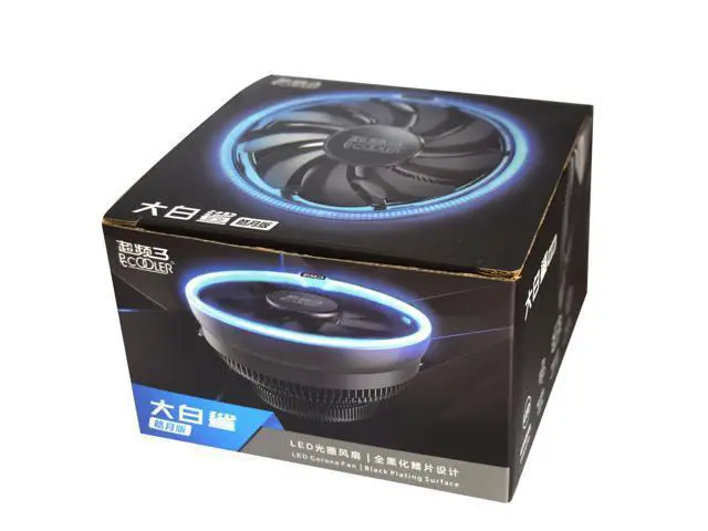 Alt view image 6 of 6 - 12cm LED Blue Aperture CPU Cooler 12cm PWM Fan Silent For AMD AM3 AM4 Intel 775 115X CPU Cooling Radiator Quiet