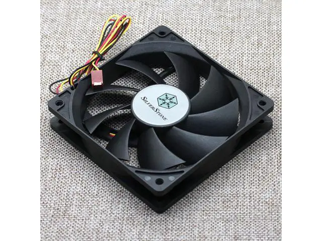 Alt view image 3 of 5 - SILVERSTONE S1202512SLN-3M 12V 0.18A 12 cm ultra-quiet AP121 chassis cooling fan